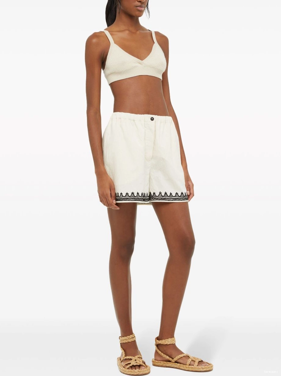Affordable Akasha Alanui shorts cotton-blend Women 0328